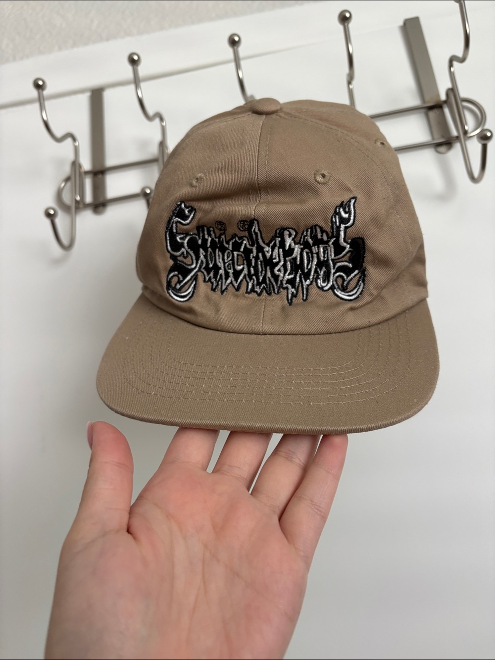 Suicideboys Men's Tan Embroidered Logo Cap